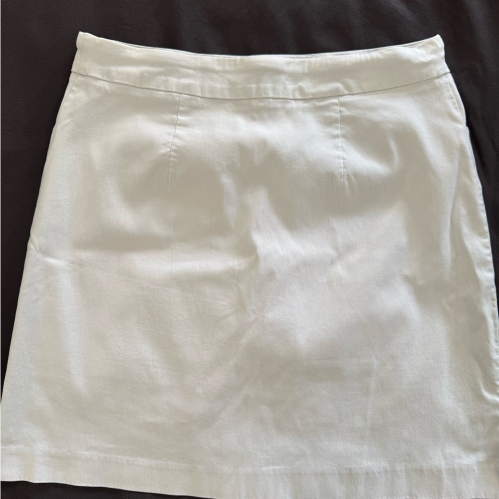 Hilary Radley Classic White Tennis Skirt - Picture 3 of 3